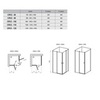 Ravak 1QV40U00Z1 уголок квадратный CRV2-80 сатин Transparent