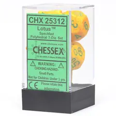 Chessex 7-dice set Speckled Lotus
