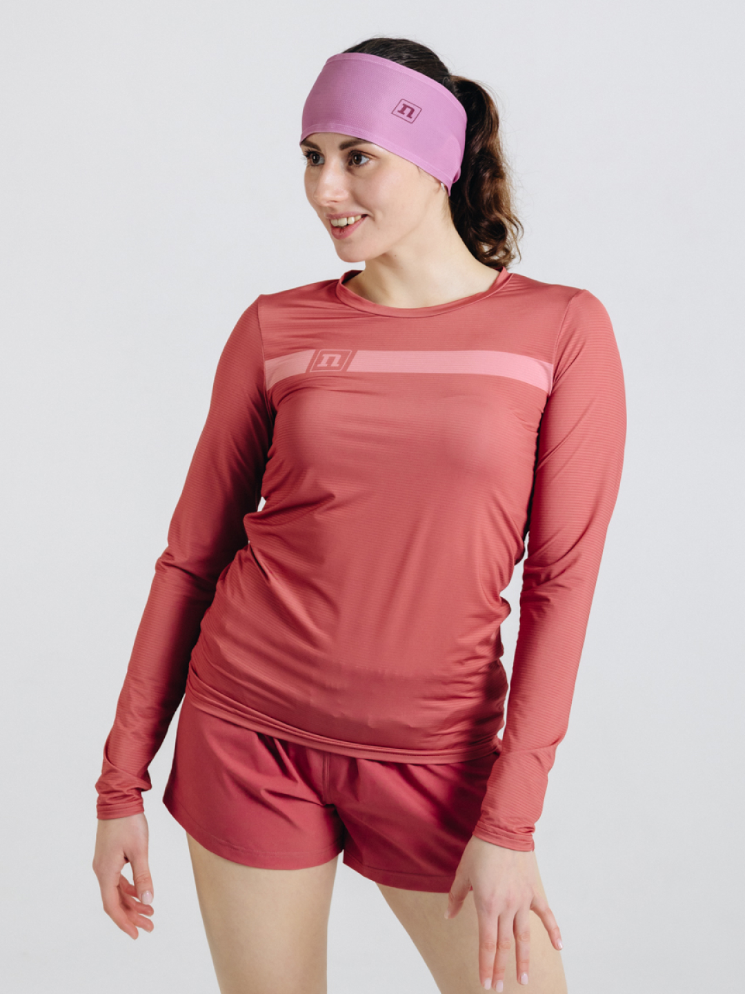 Женский тренировочный лонгслив Noname Miler LS WOS 25 barberry