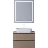 BelBagno KRAFT-600-2C-SO-СO База под раковину подвесная с фрезерованными ручками по всей длине фасада с двумя выкатн. ящ., Бежевый Мат., 600x455x500