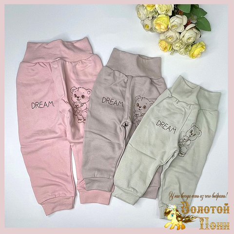 Штанишки хл/начес (68-86) 260831-R9075