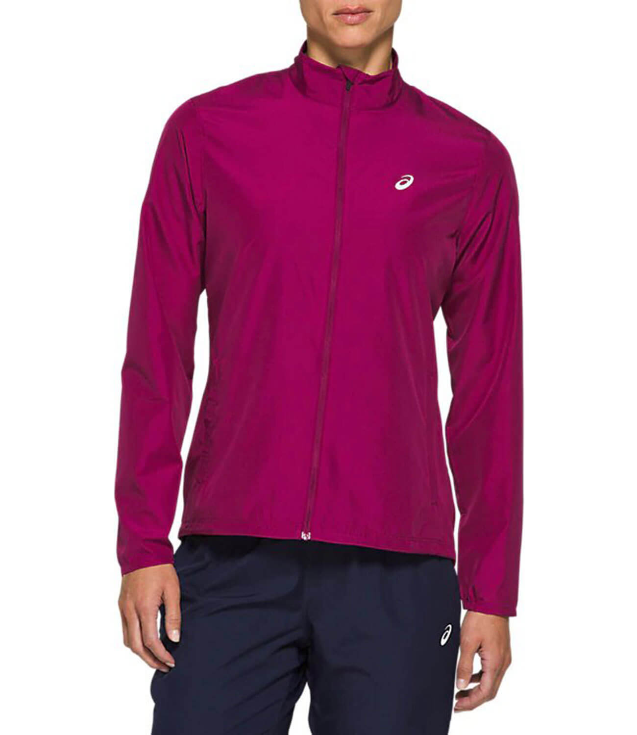 Asics Silver Jacket куртка для бега женская фиолетовая
