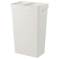 Мусорный ведро IKEA HALLBAR (ХОЛЛБАР), Светло-серый, 35 л