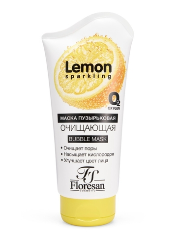 Флоресан SPARKLING LEMON Маска пузырьковая для лица очищающая,150мл Ф-353
