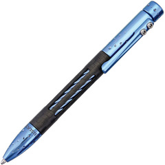 Фото Тактическая ручка Lionsteel Nyala, корпус карбон/титан, Blue Shine