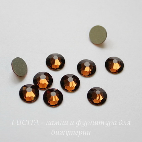 2058 Стразы Сваровски холодной фиксации Smoked Topaz ss30 (6,32-6,5 мм) ()