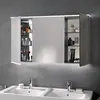 Geberit Option Plus 500.594.00.1 Зеркальный шкаф с подсветкой, три двери, 90x70x17.2см