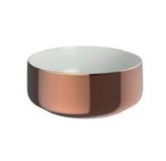 ArtCeram Cognac COL001 01 85 Раковина настольная, 42x42, цвет: белый, розовое золото фото