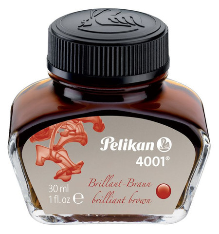 Флакон с чернилами Pelikan Ink 4001 76, Brilliant Brown, 30 ml (311902)