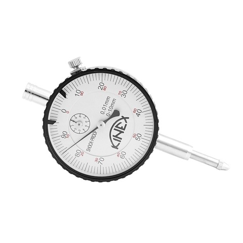 Индикатор часового типа ИЧ-10 0-10мм 0,01мм (с ушком) Kinex K-Met 1155-02-710 (TOP QUALITY) (K)