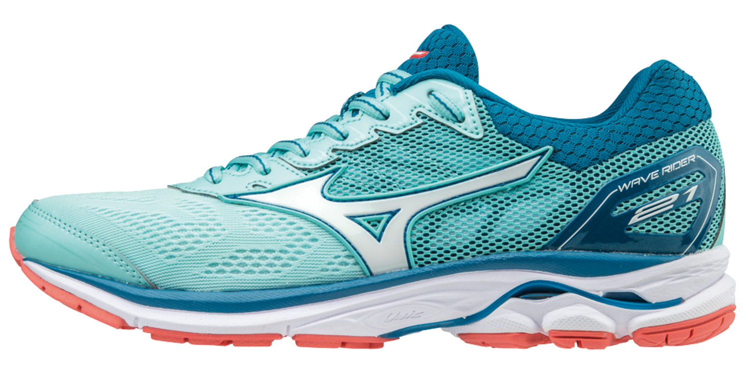 Беговые кроссовки женские Mizuno Wave Rider 21 голубые - 4
