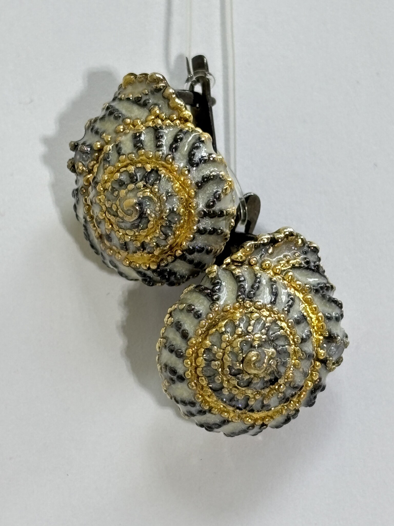 Кассис (серьги  из серебра)