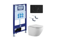 Aquatek SET Aquatek ЕВРОПА-069 4в1 SET Aquatek ЕВРОПА-069 4в1 (рама Aquatek INS-0000025 +крепление KKI-0000002 +кнопка KDI-0000069 +унитаз AQ1901-00 +тонкое сиденье sc) фото