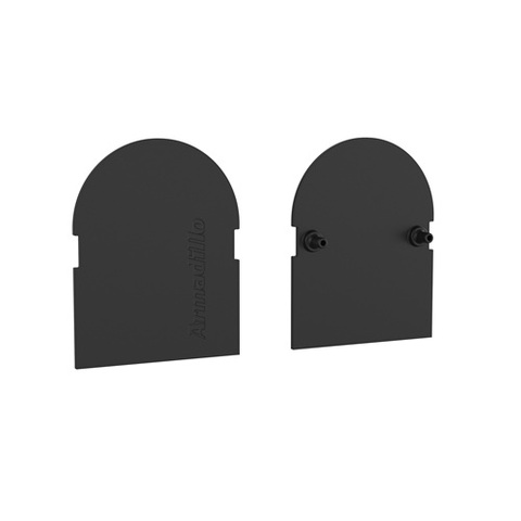 Декоративная накладка ARMADILLO для скрытой петли U3D5000 (FRAME) BL черный /64885/ (2шт)