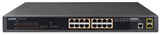 Коммутатор PoE Planet GS-4210-16P2S