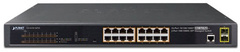 Коммутатор PoE Planet GS-4210-16P2S