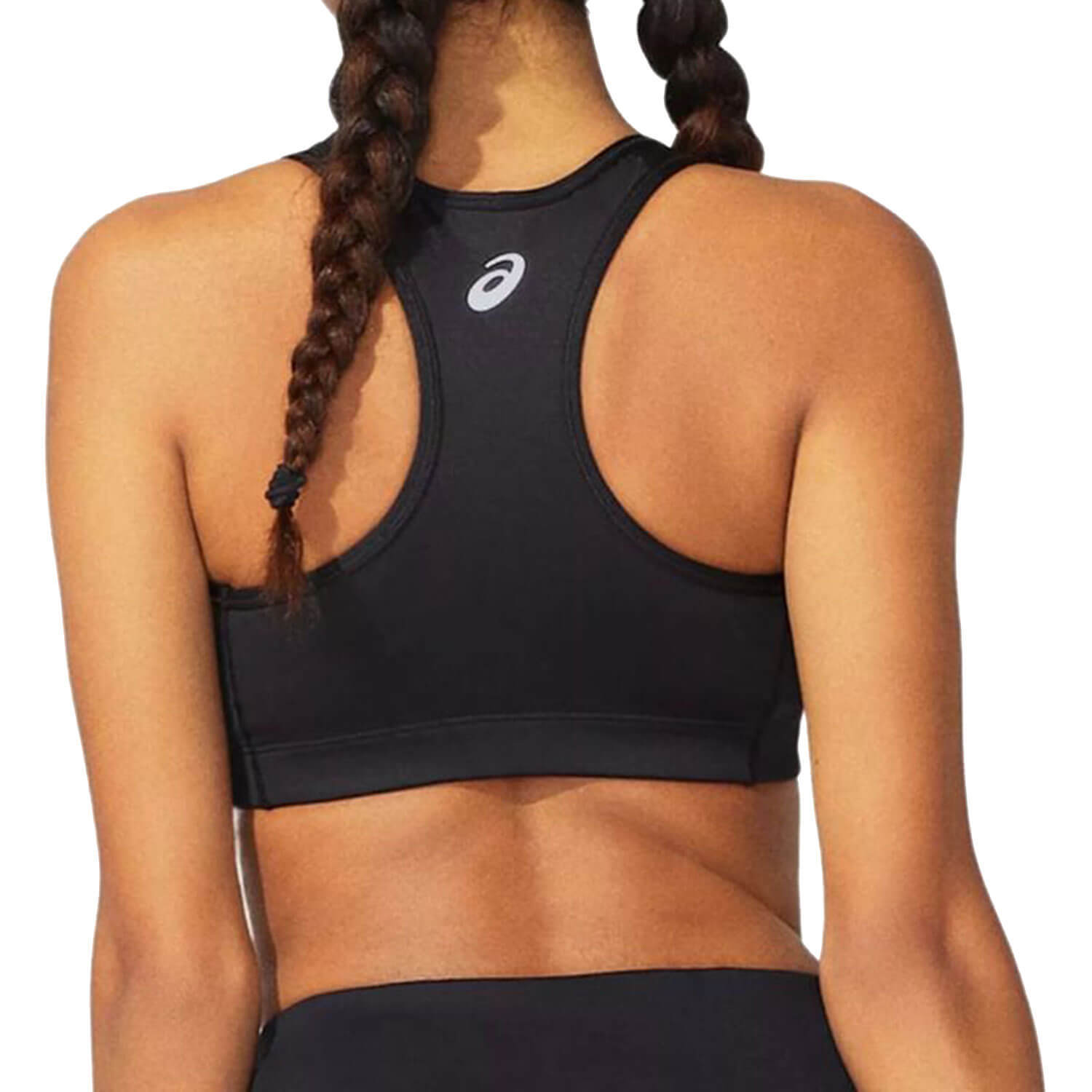 Asics Core Logo Bra топ для бега женский черный - 2