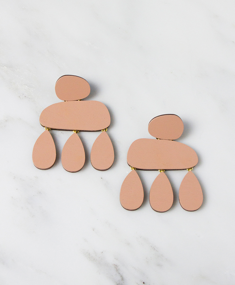 Серьги Cloud Earrings Blush