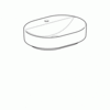 Geberit VariForm 500.778.01.2 Раковина с установкой на столешницу эллиптической формы, 60х45 см, с отв. под смеситель, без отв. перелива