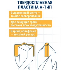 Бур SDS-plus ПРАКТИКА 16 х 950/1000 мм серия Профи по бетону (031-884)