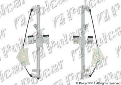 6935PSG1 Стеклоподъемник Skoda Yeti (5L) передний левый электрический без мотора Polcar