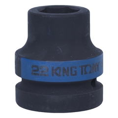 KING TONY (853522M) Головка торцевая ударная шестигранная 1", 22 мм