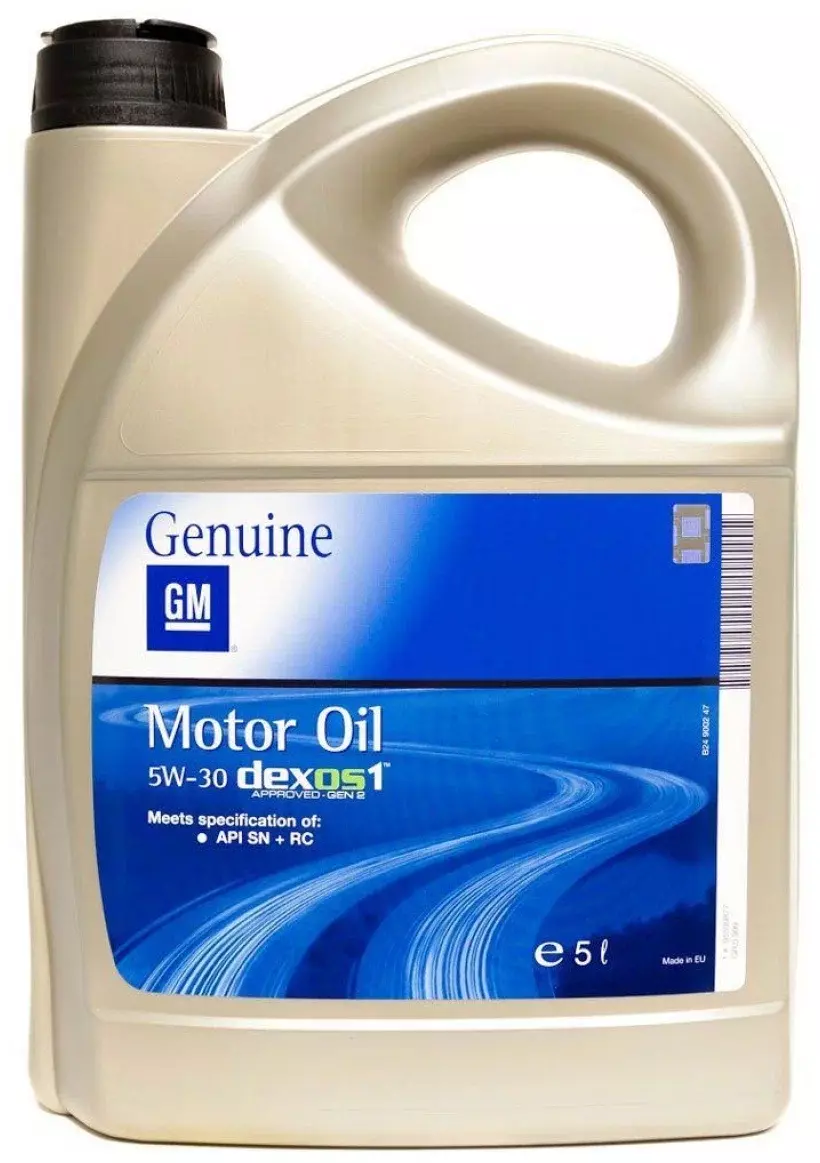 Синтетическое моторное масло GENERAL MOTORS GM Dexos1 Gen2 5W30, 5 л, 4.54 кг