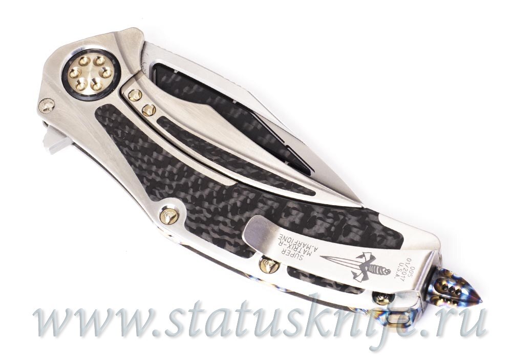 Сет Marfione Custom Knives Super Matrix-R Carbo & Quartz #005