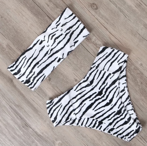 Купальник бандо BANDO ZEBRA