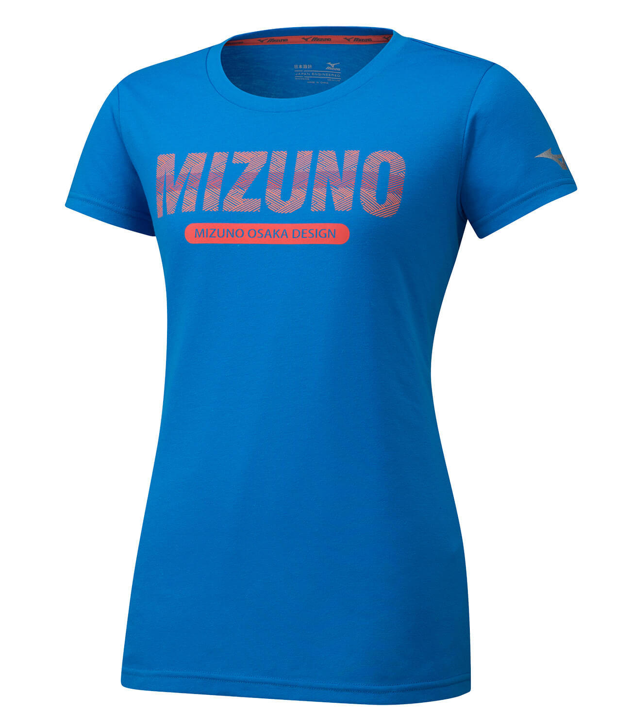 Mizuno Heritage 06 Tee футболка для бега женская синяя