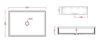 ArtCeram Scalino SCL002 13 00 Раковина накладная, 55x38, цвет: оранжевый