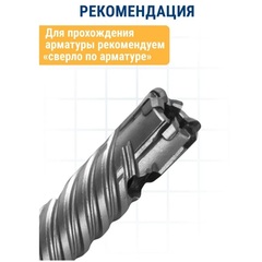 Бур SDS-plus ПРАКТИКА 16 х 950/1000 мм серия Профи по бетону (031-884)