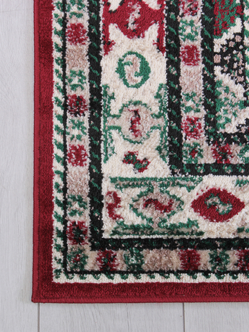 ковёр DARGA 1,5*2,3 м (F667 RED-CREAM) прямой