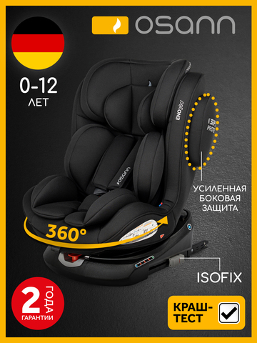 Детское автокресло Osann Eno360 Carbon