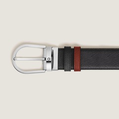Двусторонний кожаный ремень Horseshoe из кожи Sartorial, 35мм