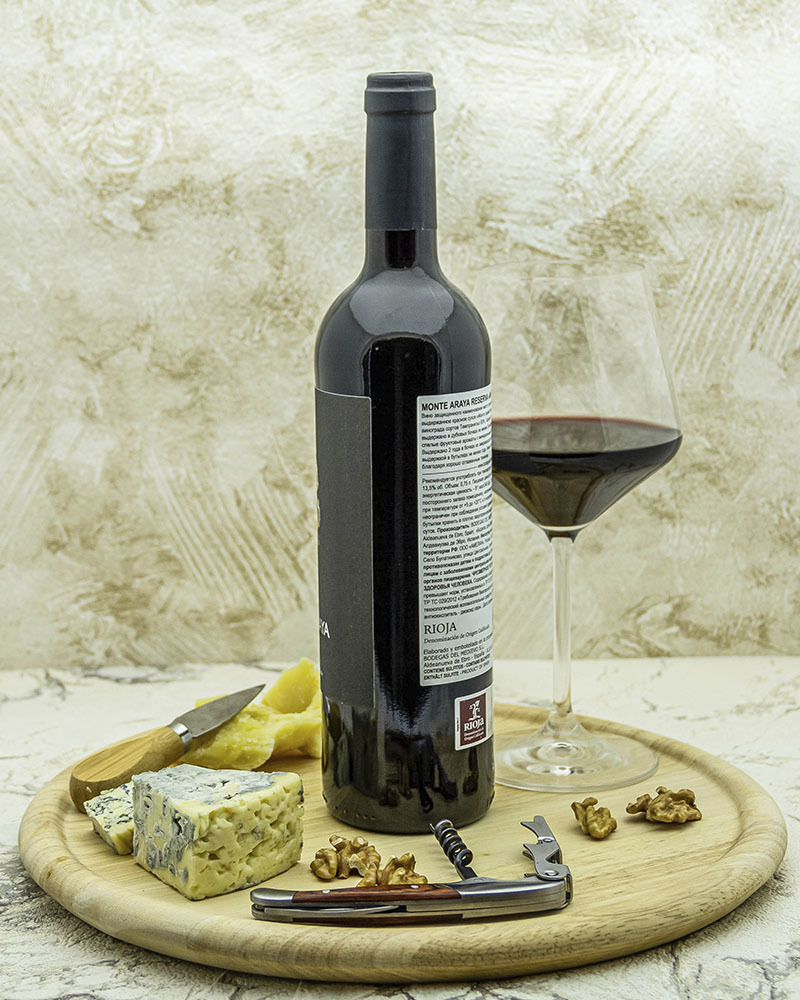 Вино Bodegas Del Medievo Монте Арайя Резерва Красное сухое 2014 г.у. 13,5% 0,75 л, Испания