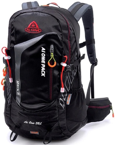 Картинка рюкзак туристический Ai One 9666 Black - 3