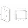 Abber Sonnenstrand AG04120BS-S75B Душевой уголок, 120x75x195, цвет: чёрный