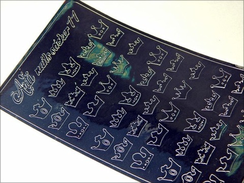 Металлизированные наклейки Arti nails Stiker цвет серебро №11 купить за 100&nbsp;руб