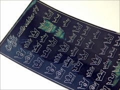 Металлизированные наклейки Arti nails Stiker цвет серебро №11 Металлизированные наклейки Arti nails Stiker цвет серебро №11