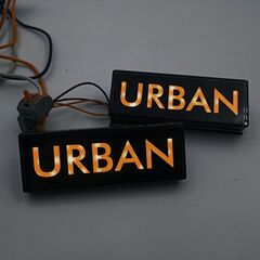 Повторитель поворота желтый на крыло диодный с надписью URBAN для Лада Нива 2шт