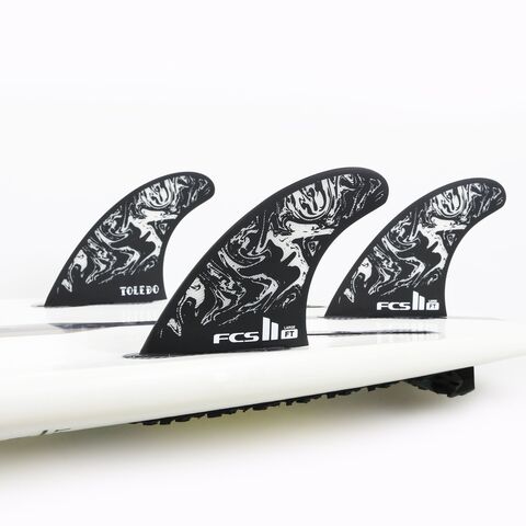 FCS II FT PC Black/White Thruster