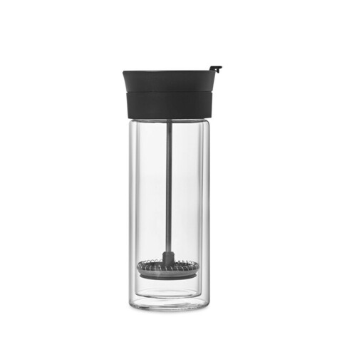 Френч - пресс ADHOC THERMO-GLASS, объем 300 мл, термоколба с двойными стенками 19,5х7 см арт. TT25