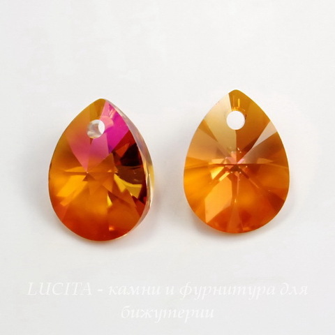 6128 Подвеска Сваровски Капля Crystal Astral Pink (12 мм) ()