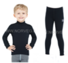 Комплект термобелья из шерсти мериноса Norveg Soft  детский Black - 3