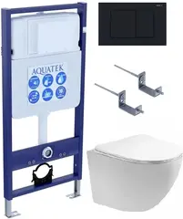 Aquatek Европа SET AQUATEK ЕВРОПА T KDI12 Инсталляция с унитазом и клавишей фото