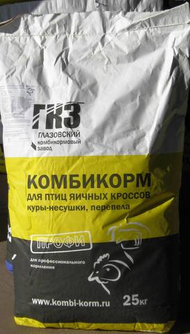 Комбикорм ДК-52 для перепелов, Глазовский комбикормовый завод