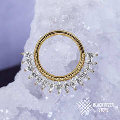 Кликер Flicker Crystal PVD Yellow 1.2мм