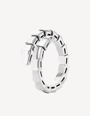 Кольцо ЗМЕЯ-SERPENTI без камней lux качество white VGOLD