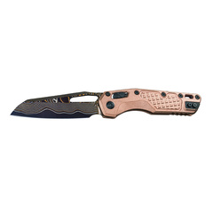 Фото Складной нож Microtech MSI 210-16FRMS3, сталь Damascus Purple, рукоять медь